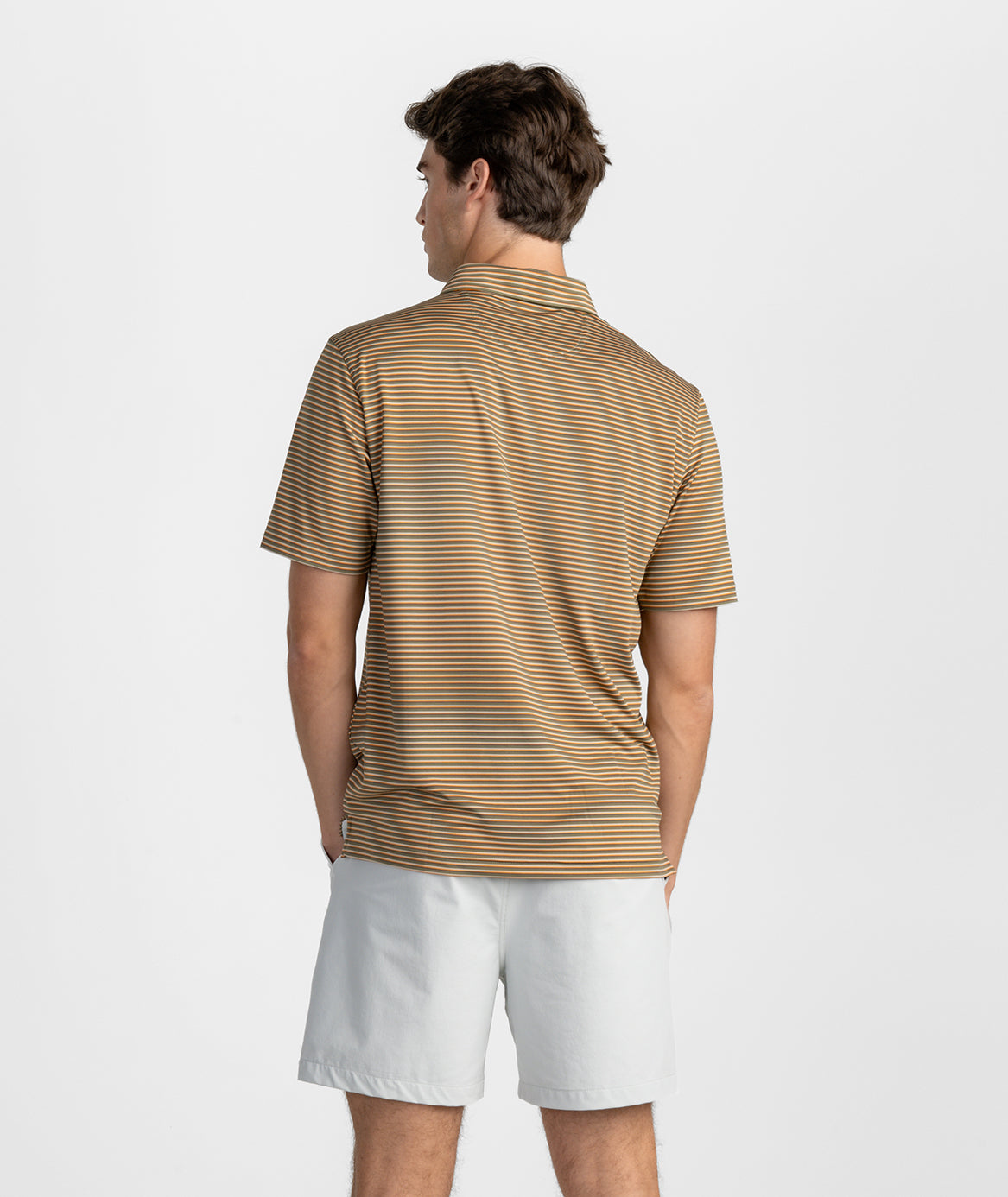Crestline Stripe Polo - Marshland