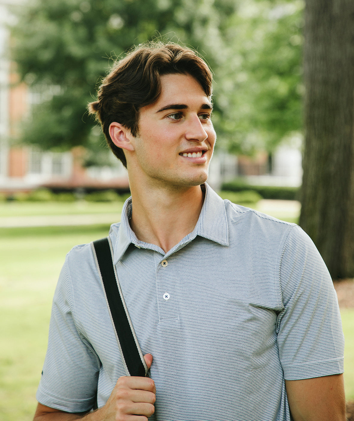 Heather Madison Stripe Polo - Windsor