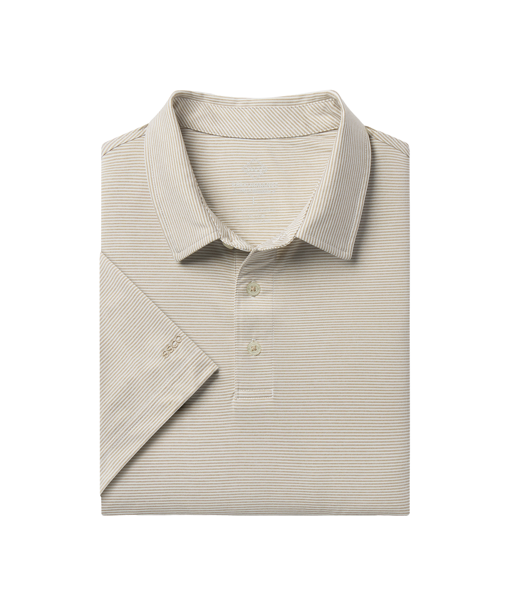 Heather Madison Stripe Polo - Mojave